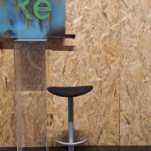 Tabouret Puck Noir