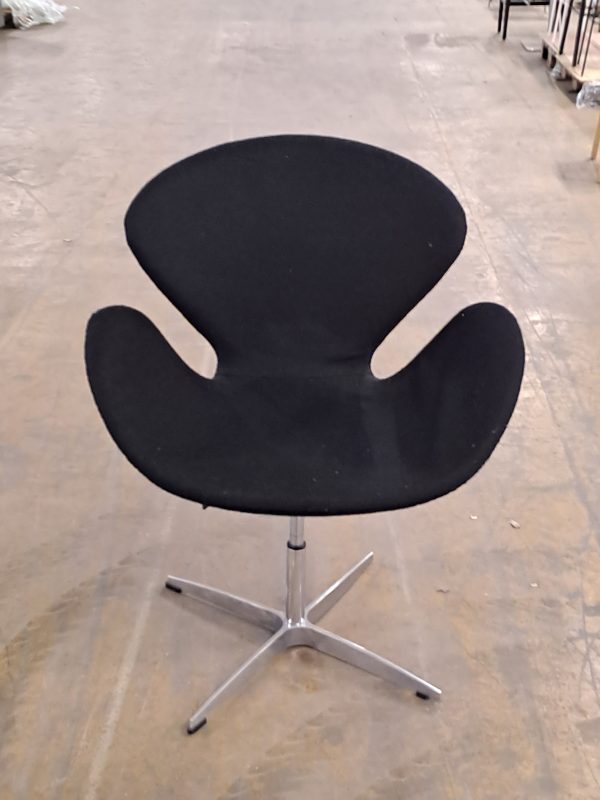 Fauteuil style Swan noir