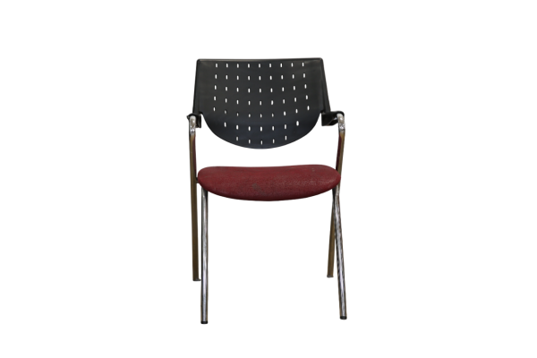 Chaise Assise bordeaux – Image 2
