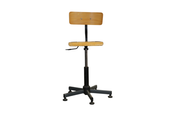 Chaise bois / métal – Image 2