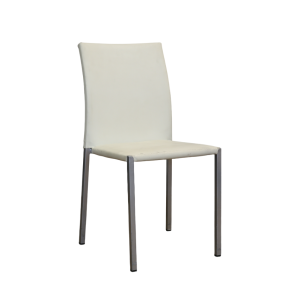 Chaise Cuir blanche