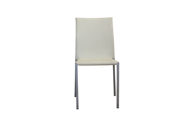 Chaise Cuir blanche – Image 2