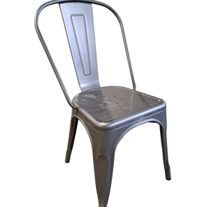 Chaise Factory grise