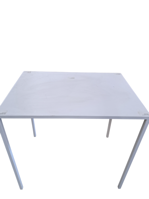 Table Haute Quadrum blanche