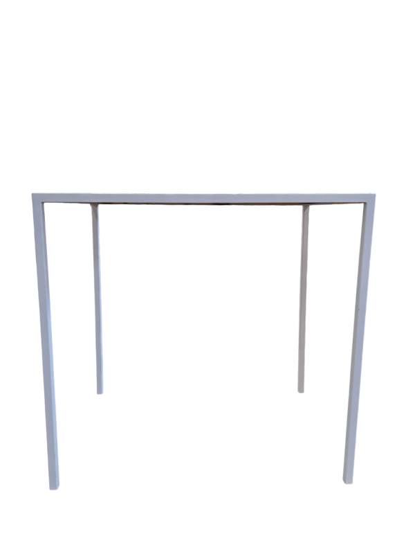 Table Haute Quadrum blanche – Image 2