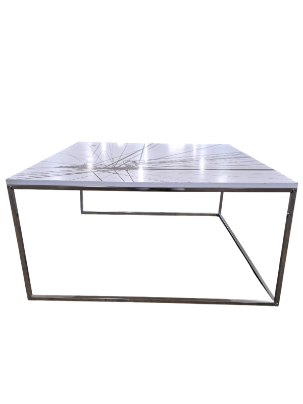 Table Basse Quadrum / effet marbré – Image 2