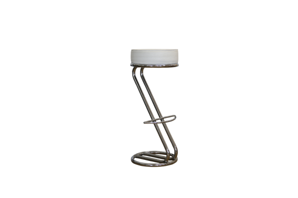 Tabouret Azais blanc