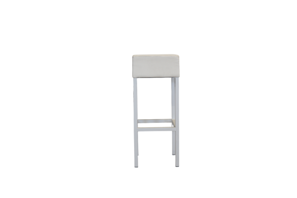 Tabouret Cube blanc – Image 2