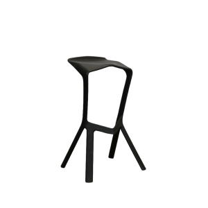Tabouret Shark noir