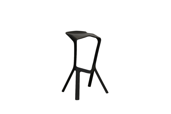 Tabouret Shark noir