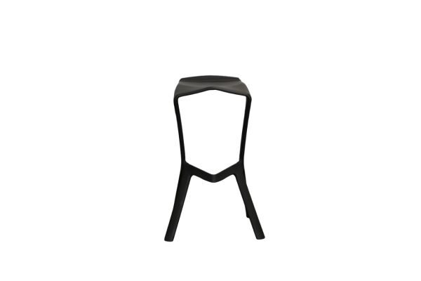 Tabouret Shark noir – Image 2