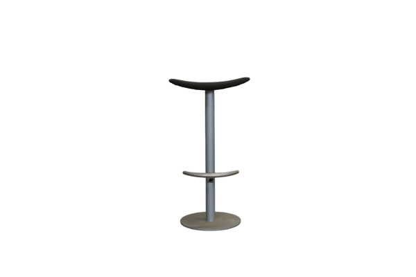 Tabouret Tissu noir – Image 2