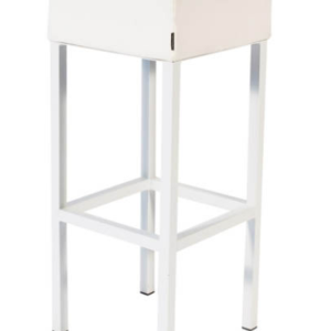 Tabouret Cube Blanc